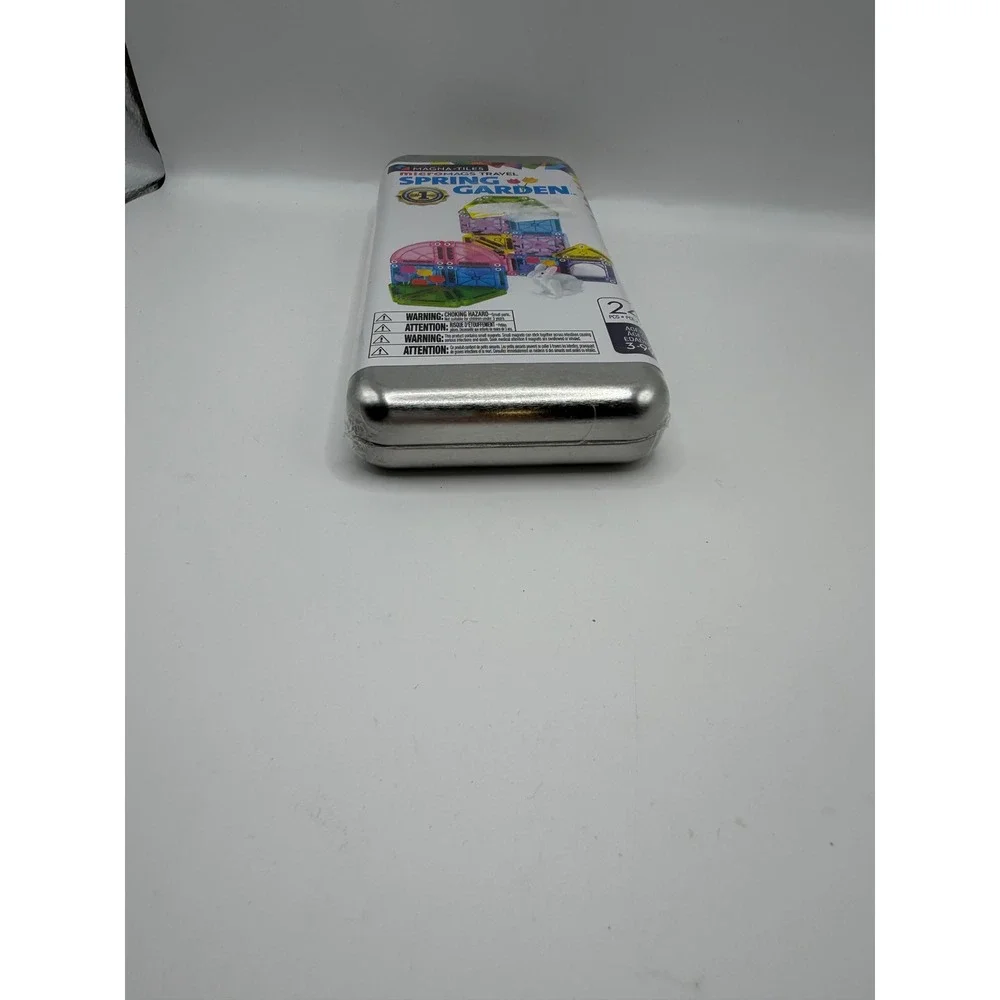 Magna-Tiles microMAGS Travel Spring Garden 24 Piece Magnetic Building Set NWT